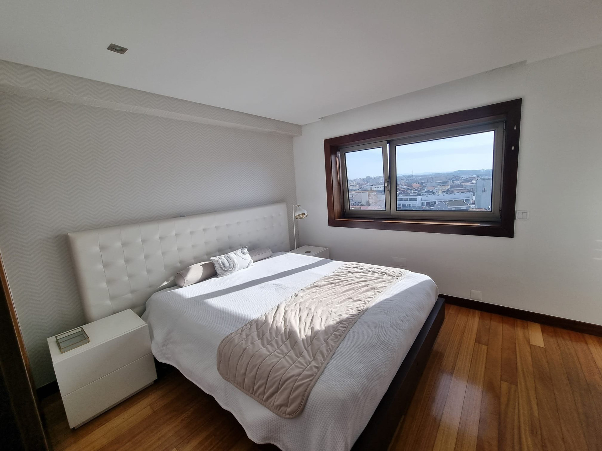 Master bedroom with city view