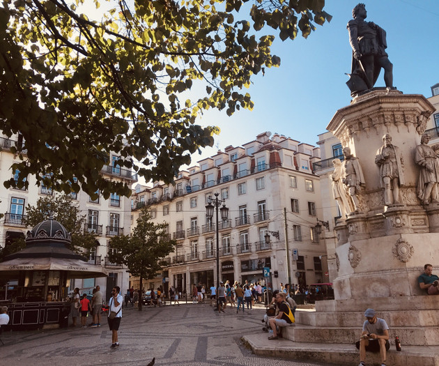 Bright 2-Bed Flat with Balconies to Camões square