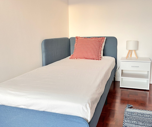 Cozy & Fully Furnished Blue&Red Room in Lisbon