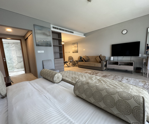 Spacious Studio With Direct Burj Khalifa View