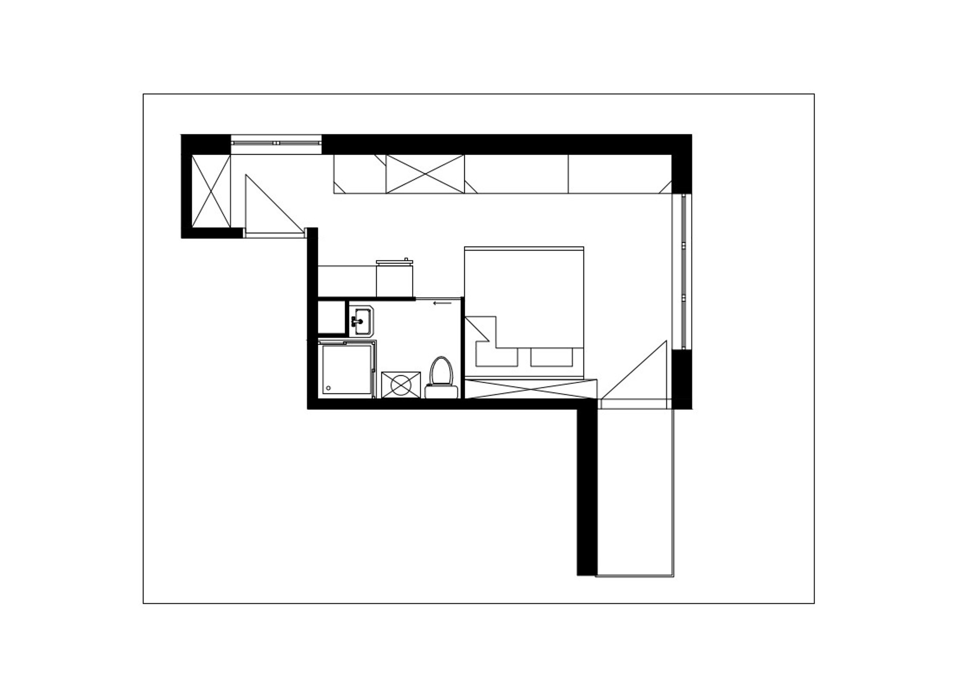Pôdorys - 24 m2