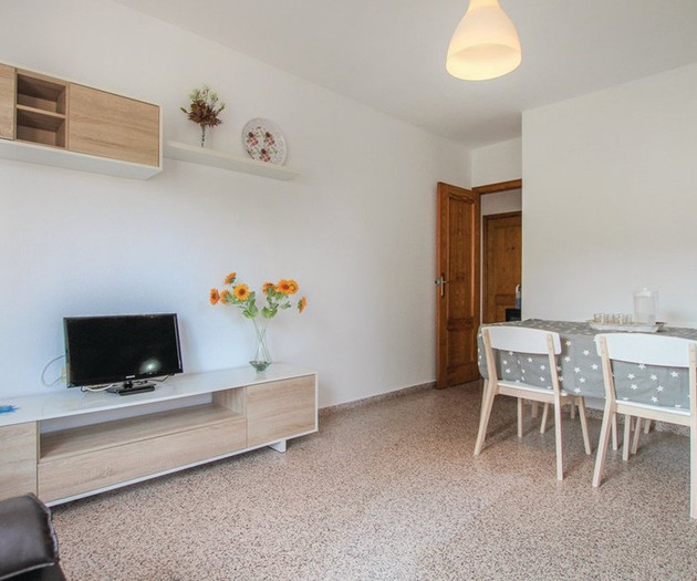 Living room with dining set
