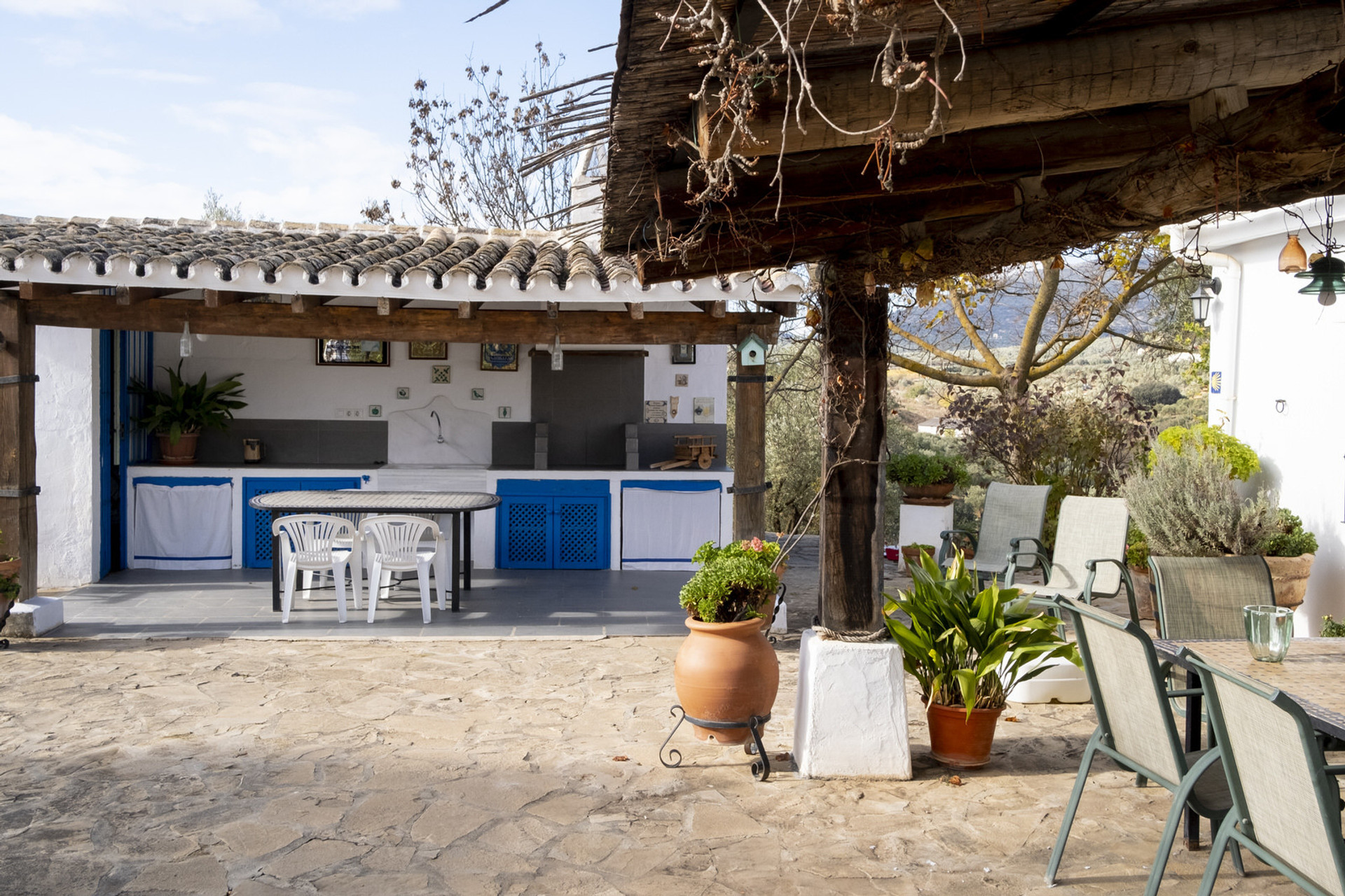 Cocina exterior. Zona Barbacoa