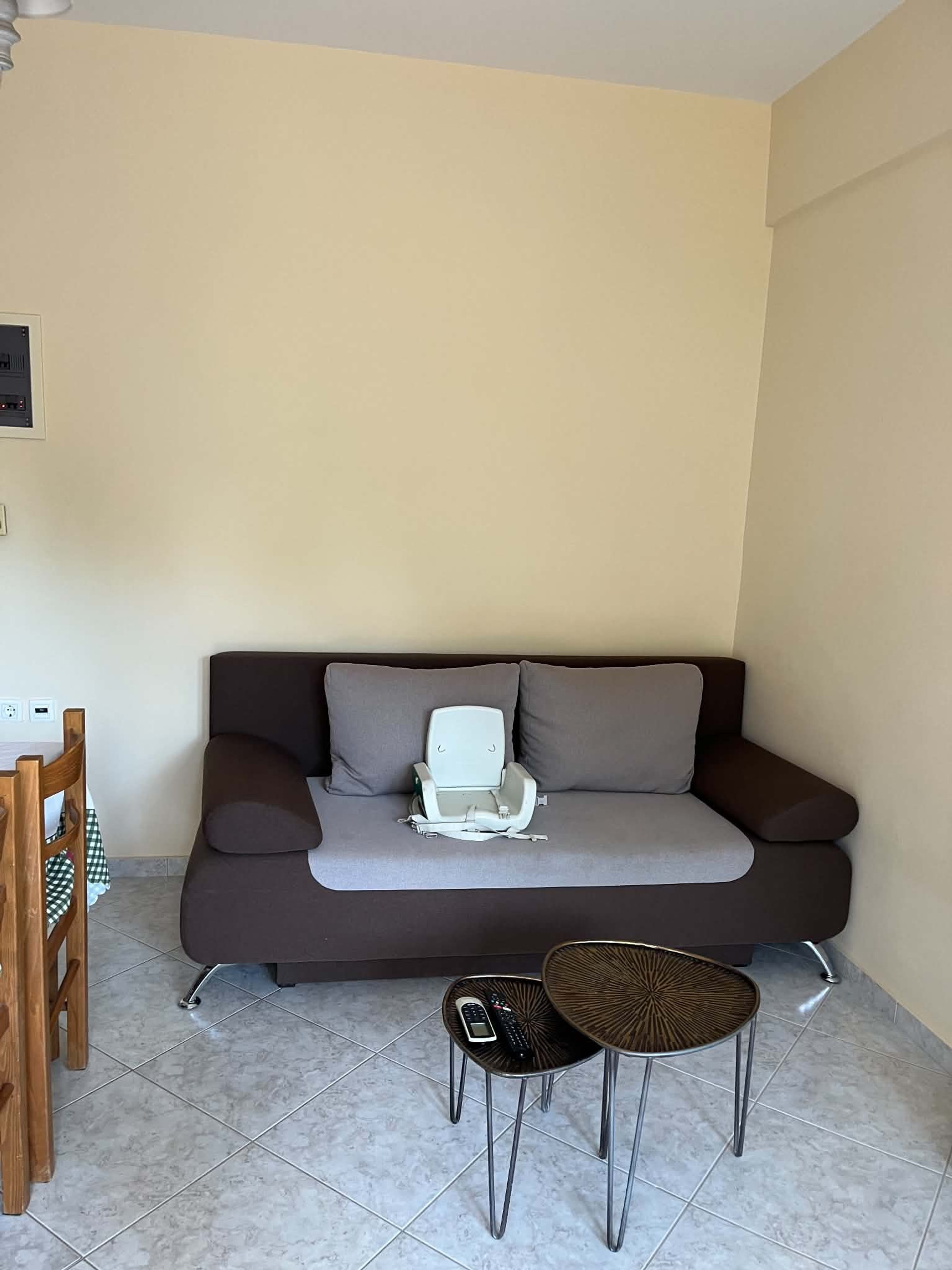 Living room sofa area