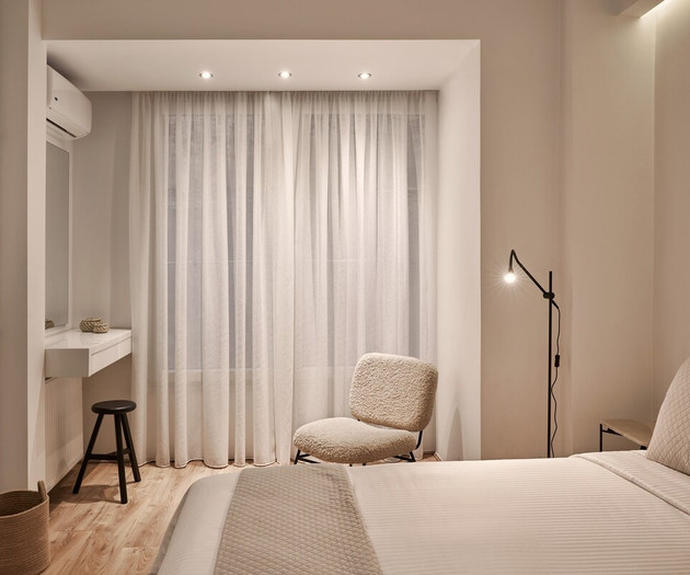 The spacious second bedroom
