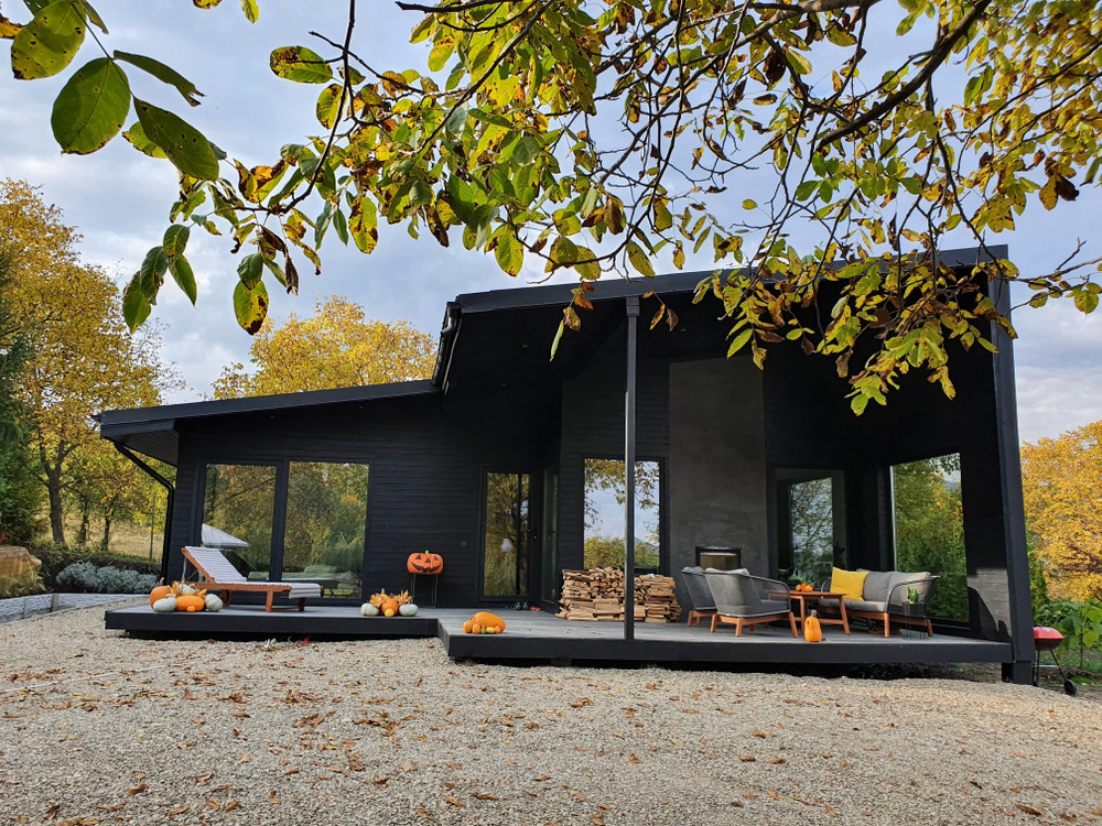 Black Walnut House with indoor/outdoor fireplace preview
