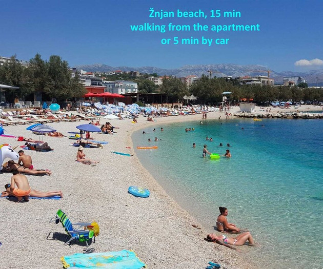 Luxury apartment close to Znjan beach w. sea view