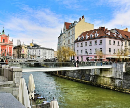 Tromostovje II In Heart Of Ljubljana