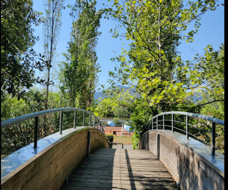 Sunny Cottage lakeside w/park and pool