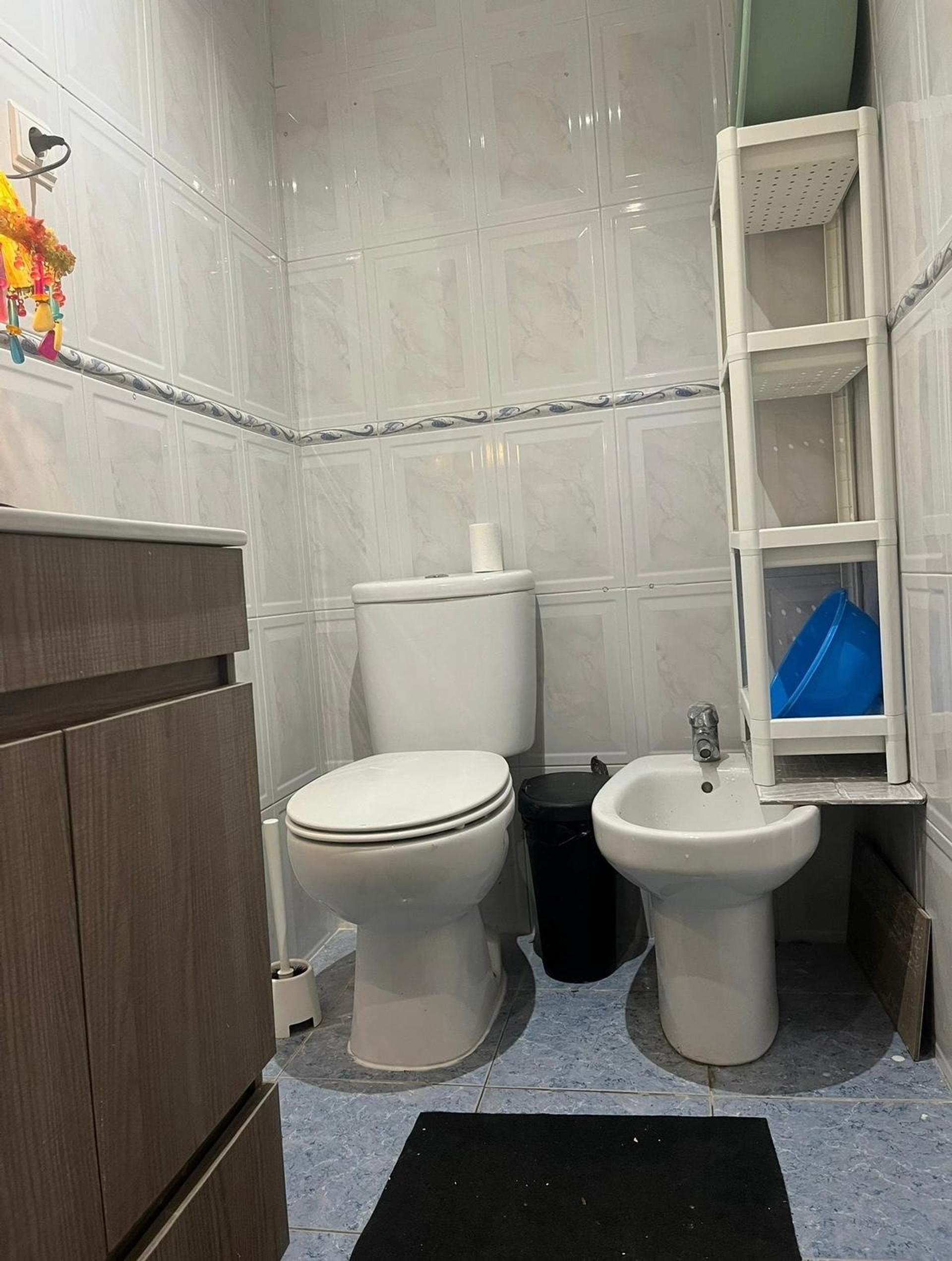 Bathroom with toilet and bidet