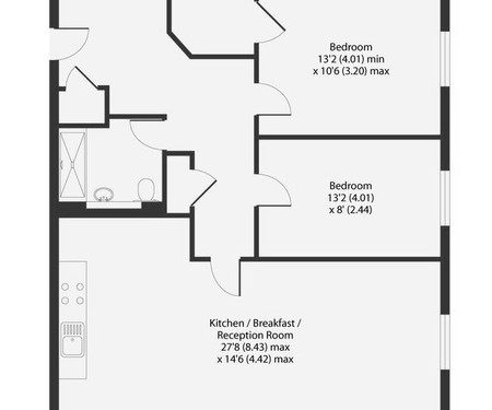 Two Bedroom Converted Warehouse, London