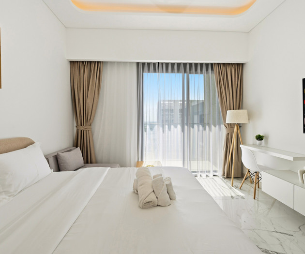 Luxurious studio in Dubai with gym and pool
