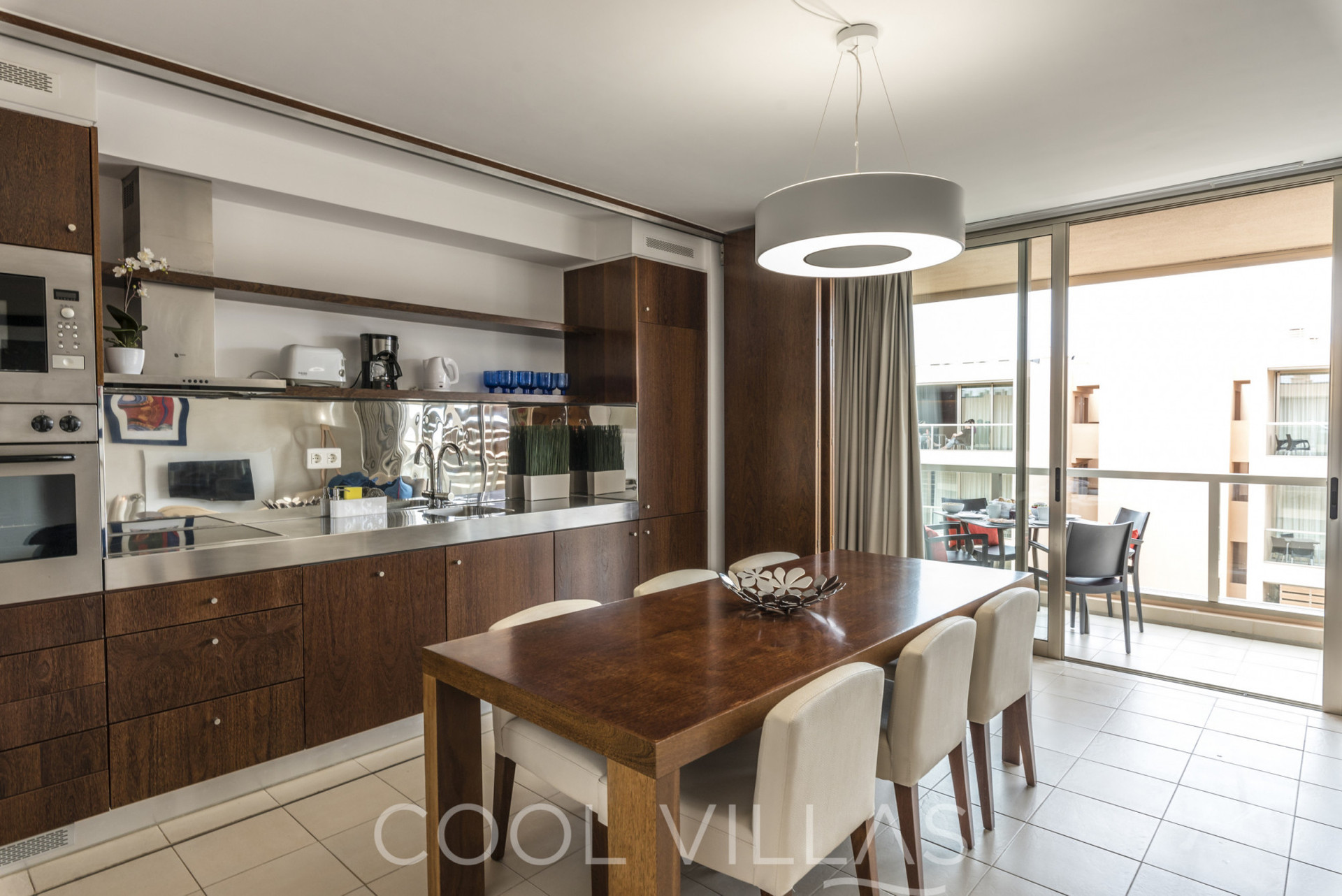 Dining area and kitchen