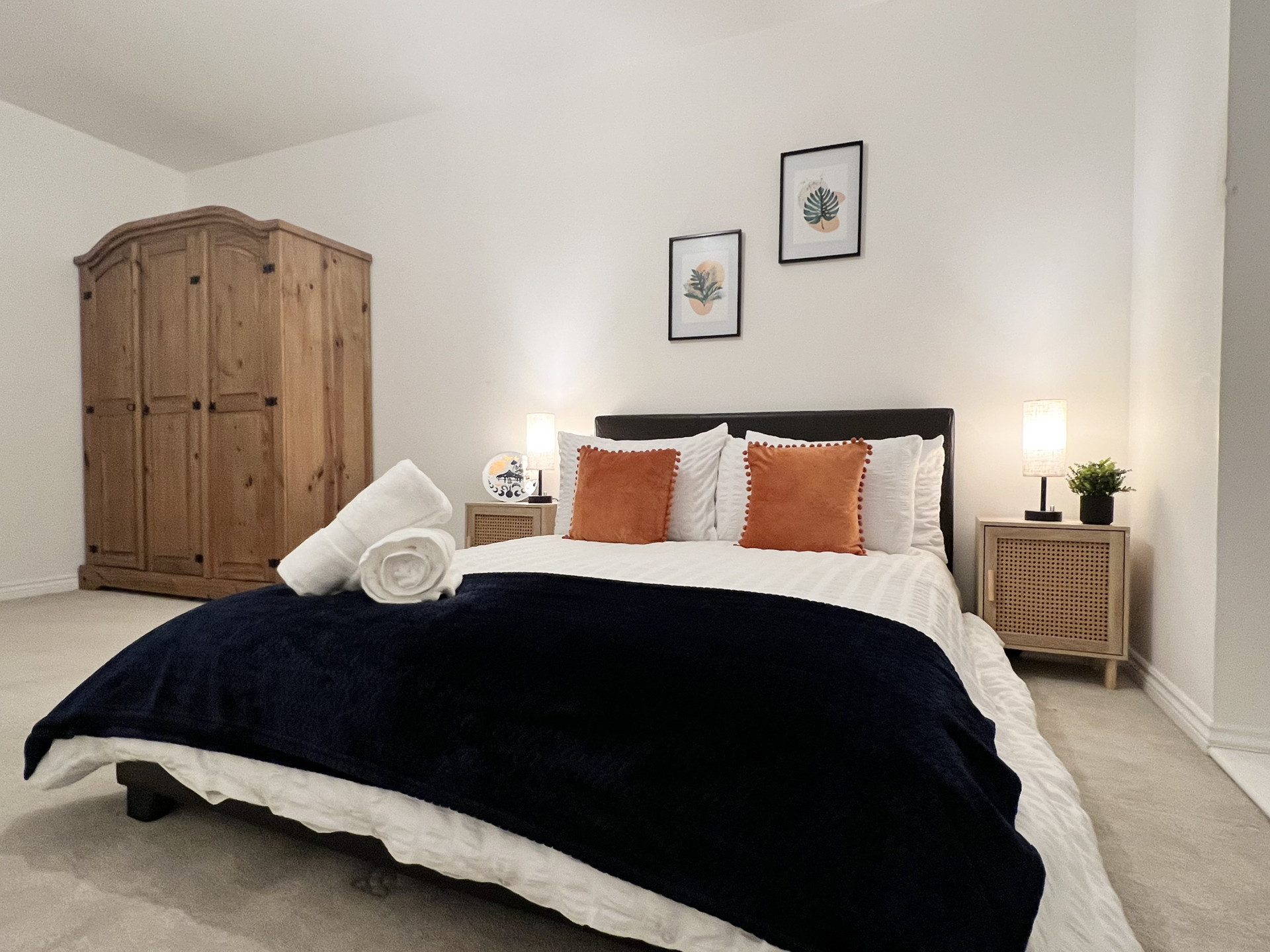 Bedroom 2: Large wardrobe for storing clothes