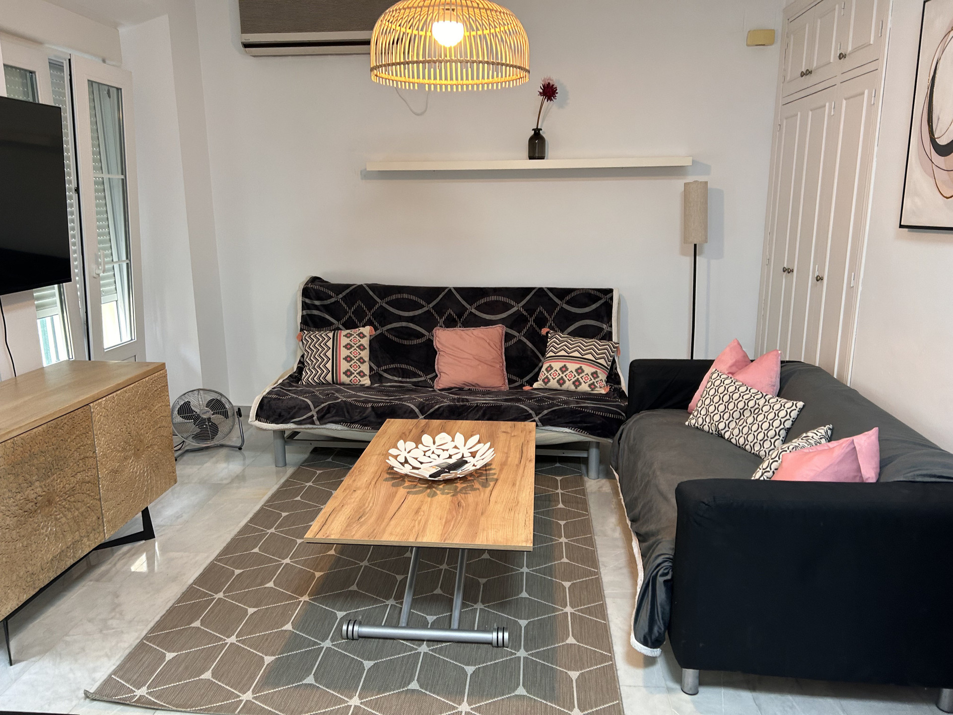 Living room with sofas