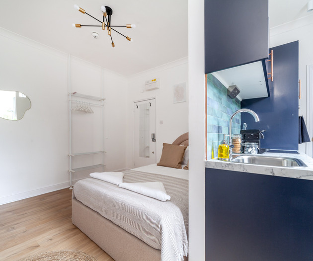 Chic & Comfy Studio for 3 Guests, Finsbury Park 06