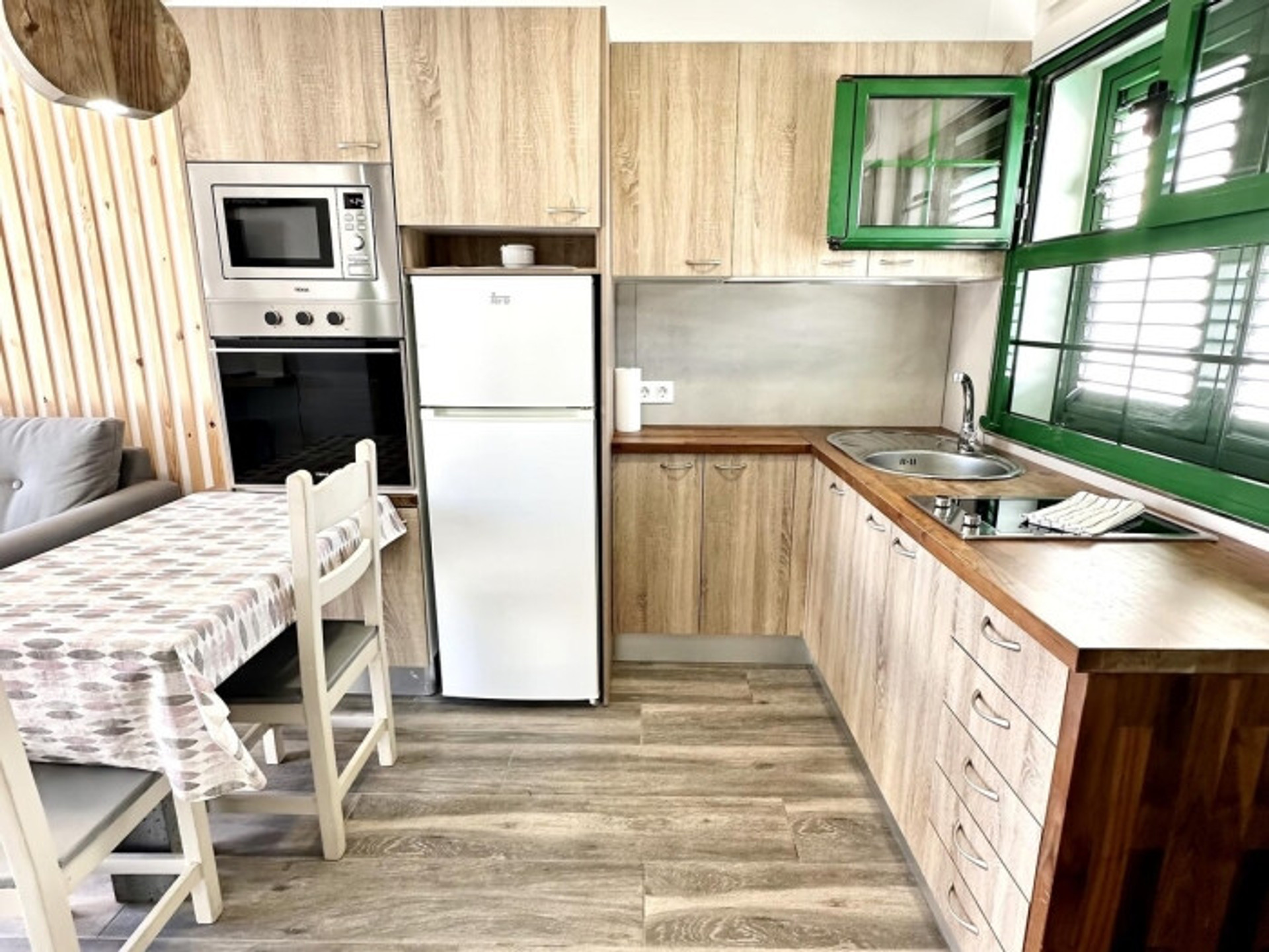 Kitchen with dining area