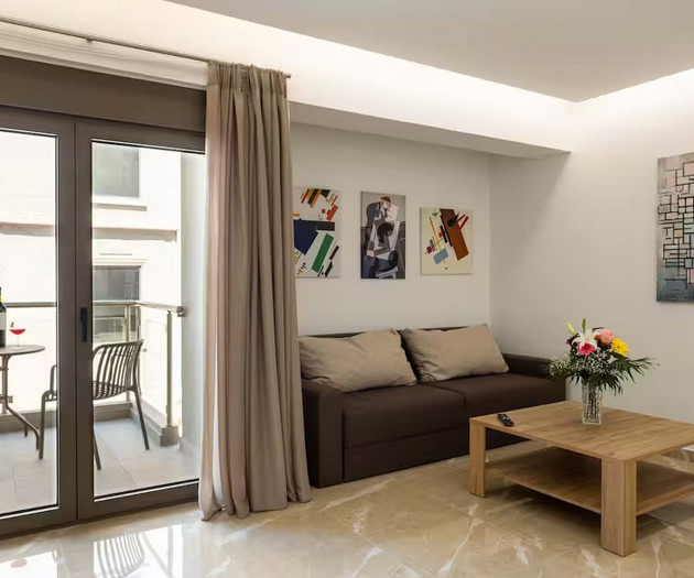 Work-From-Home Oasis with Ergonomic Desk & Balcony