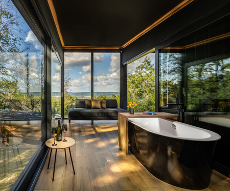 Luxury forest holidays, private wellness