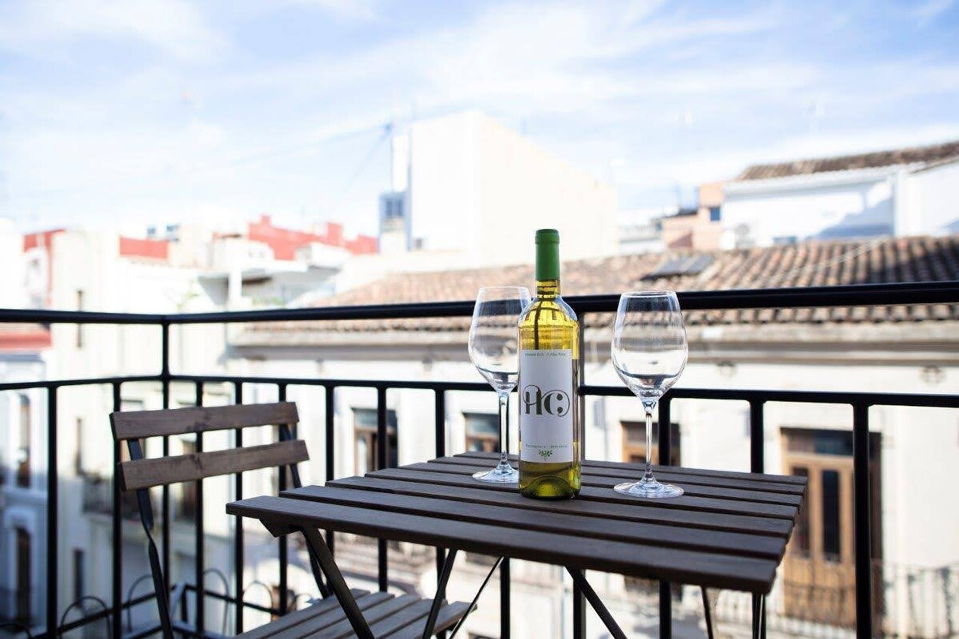 Balcony outside to relax