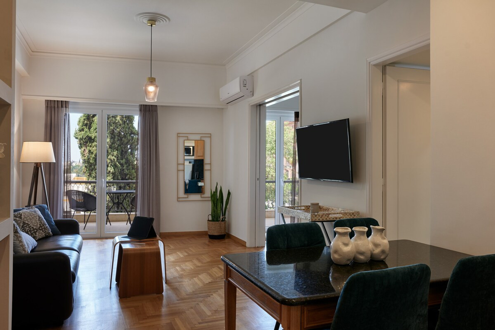 The living room