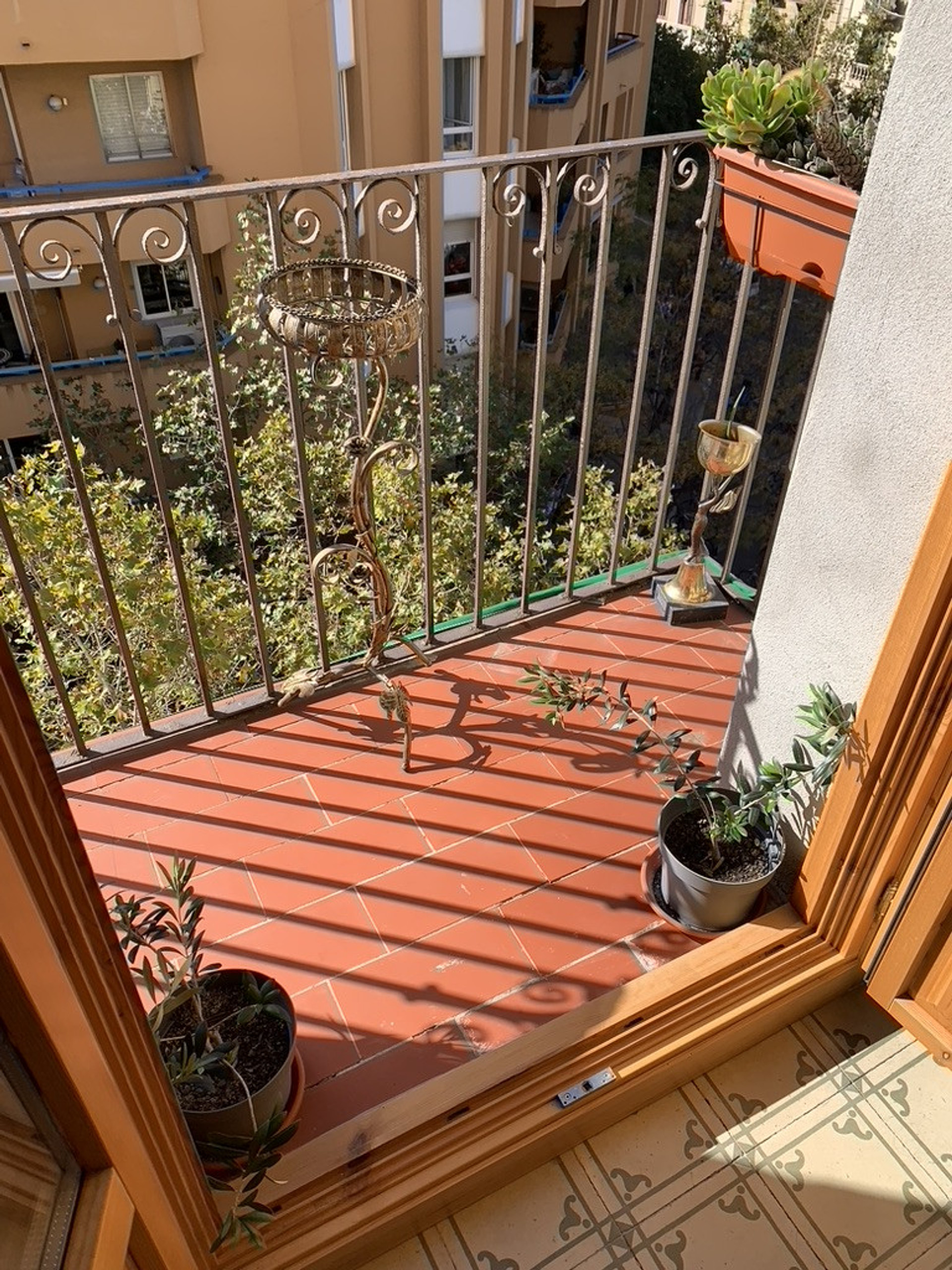 the balcony
