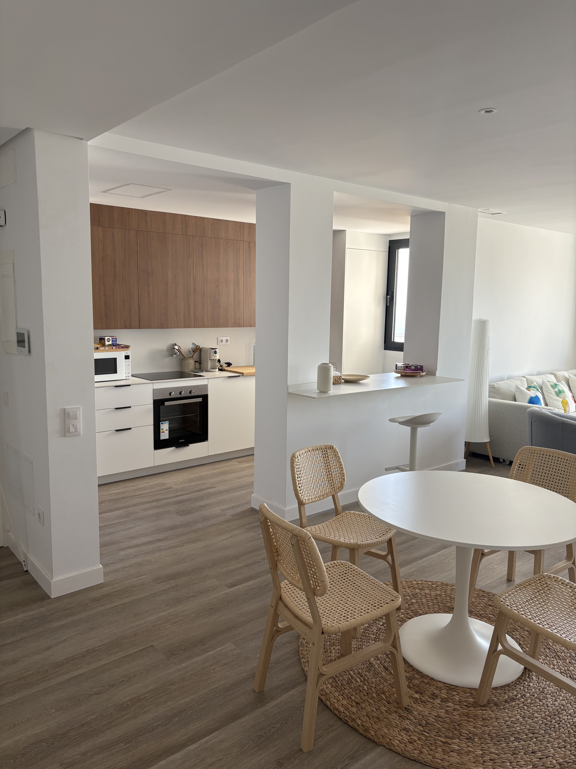 Kitchen and dining area