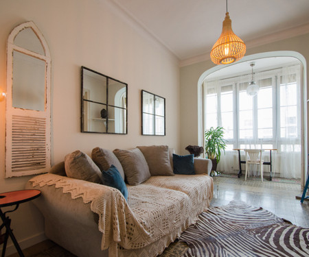 Cozy apartment, two double bedrooms in Eixample