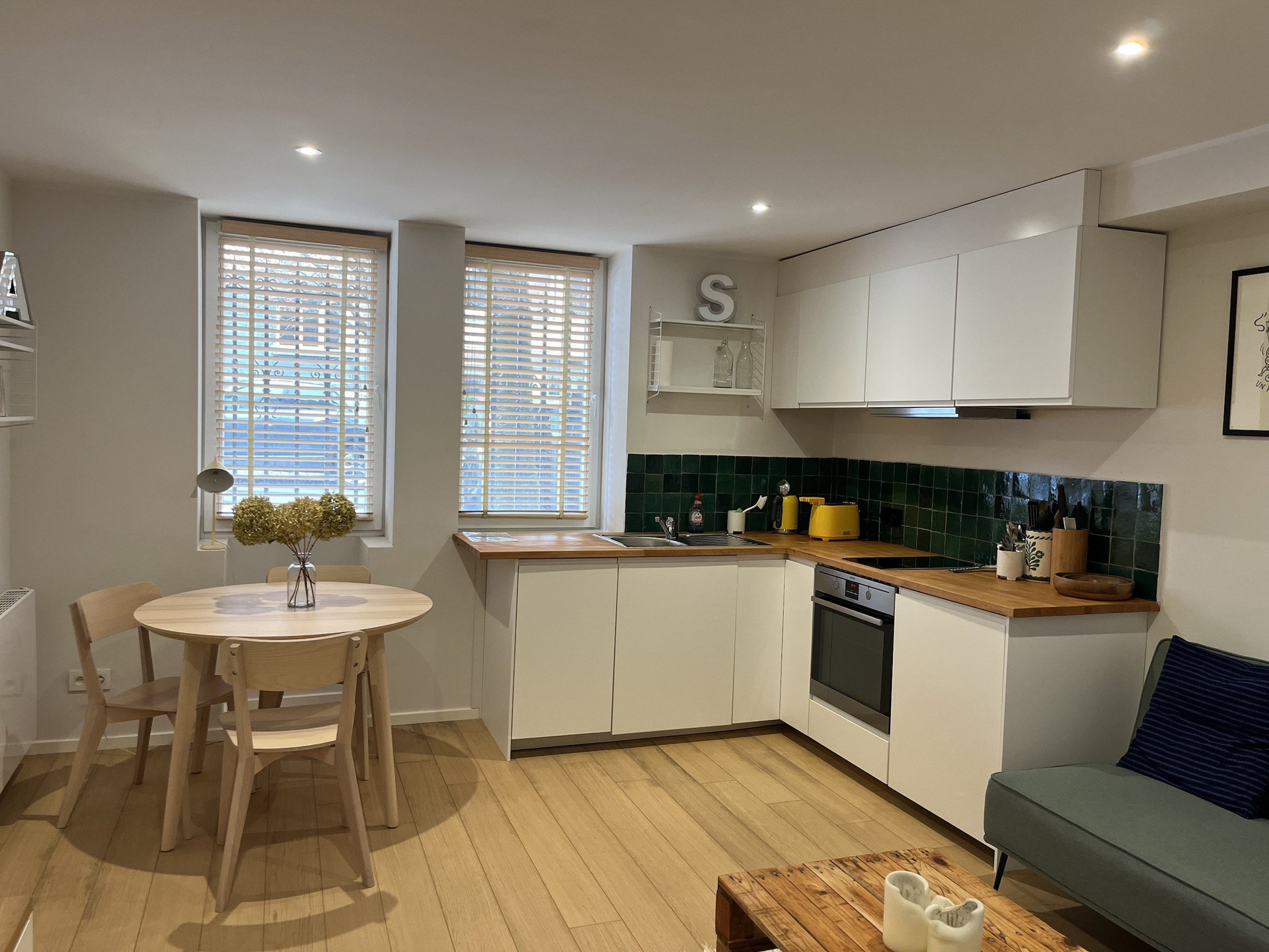 Kitchen and dining space