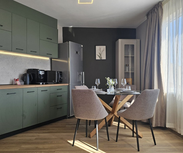Kitchen dining area view