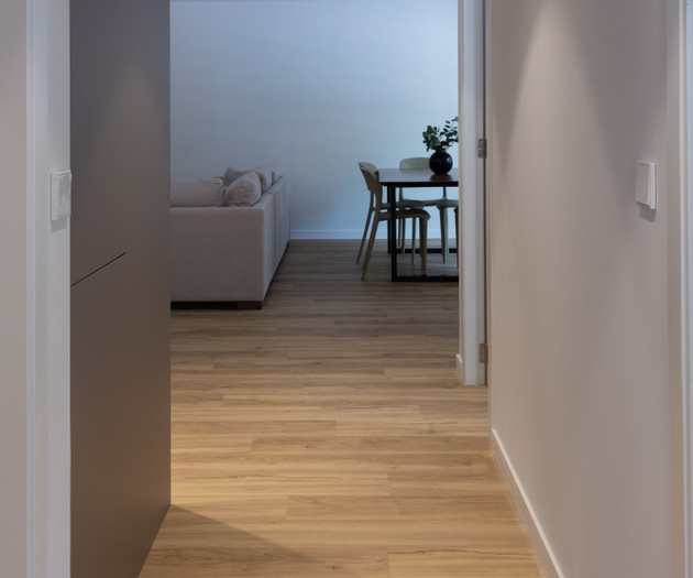 Sunlit three bedroom apartment with balcony