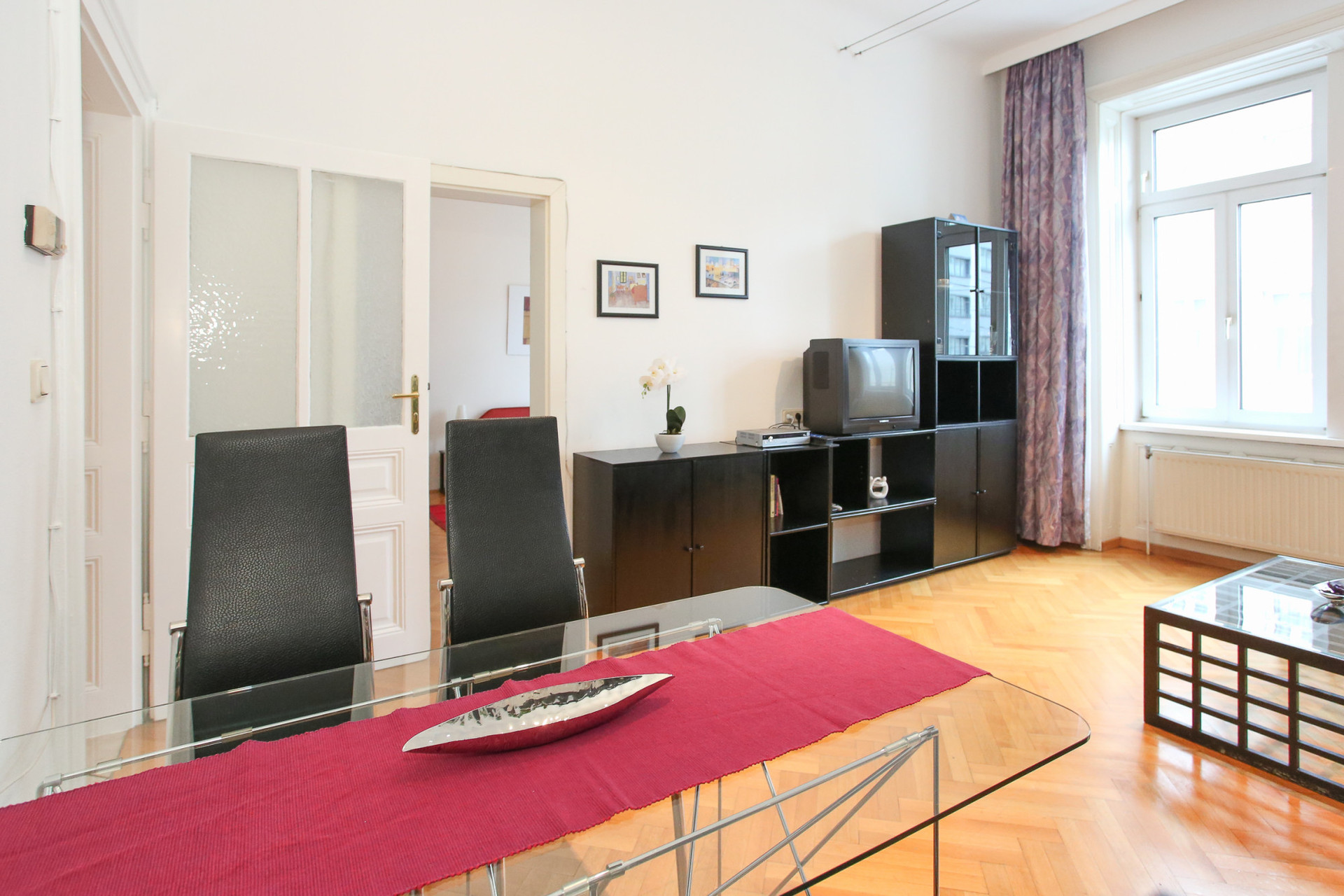 Living room with table