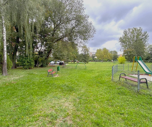 Playground and green park
