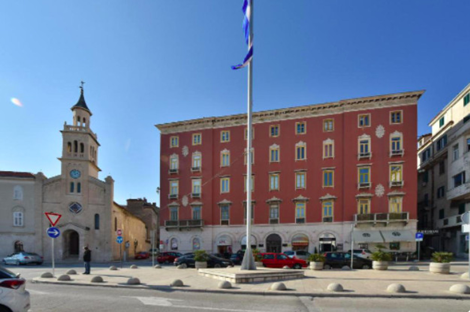 The main building