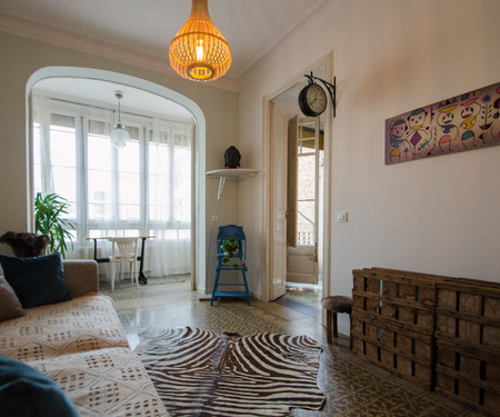 Cozy apartment, two double bedrooms in Eixample