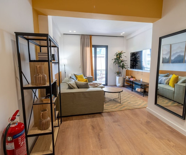 Entryway leading to living room