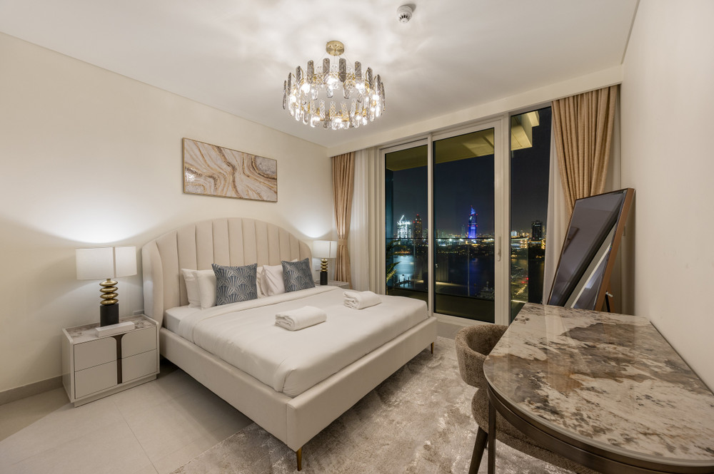 Beachfront Luxury 2BR Marina View + Private Beach preview