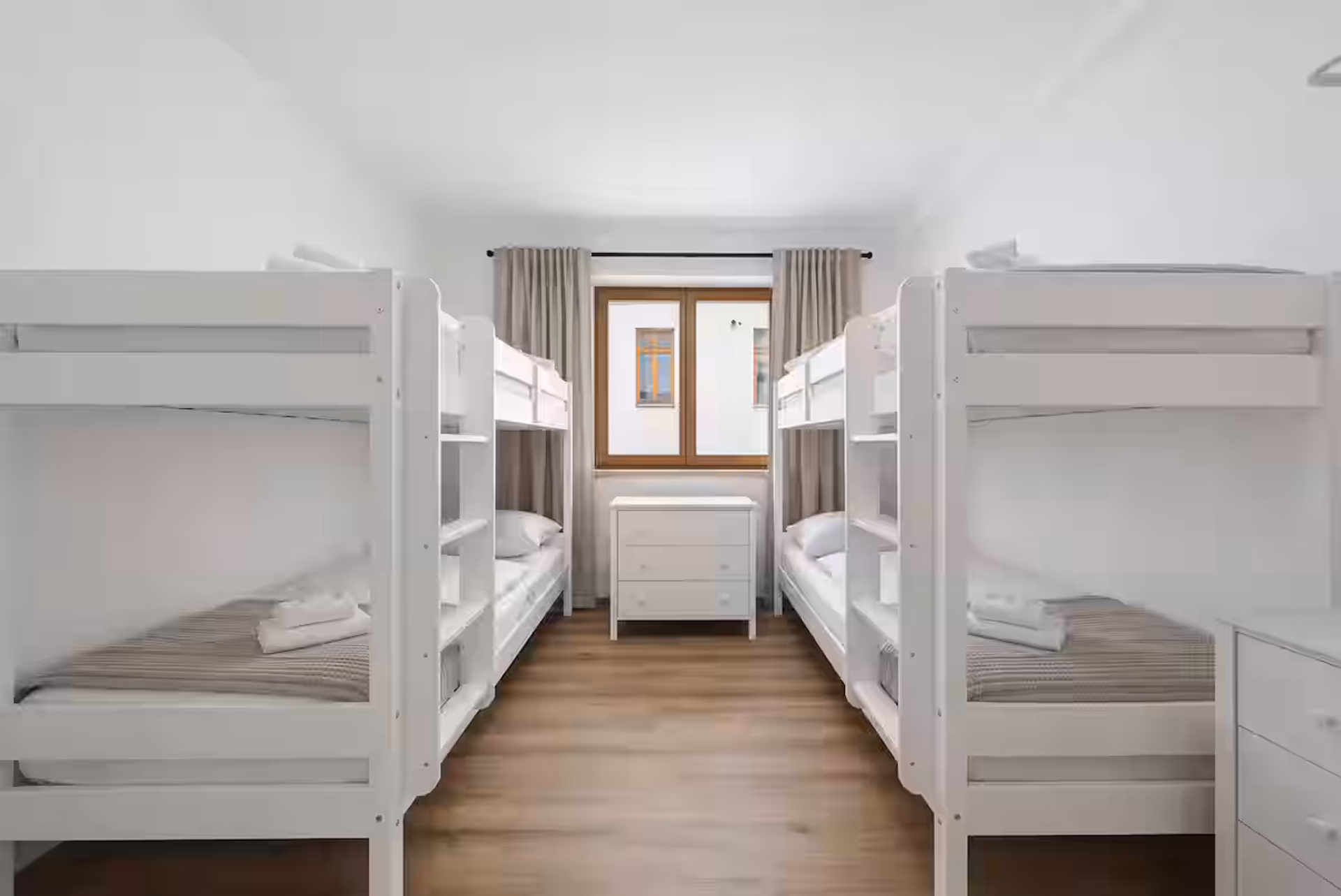 Bunk bed dorm room