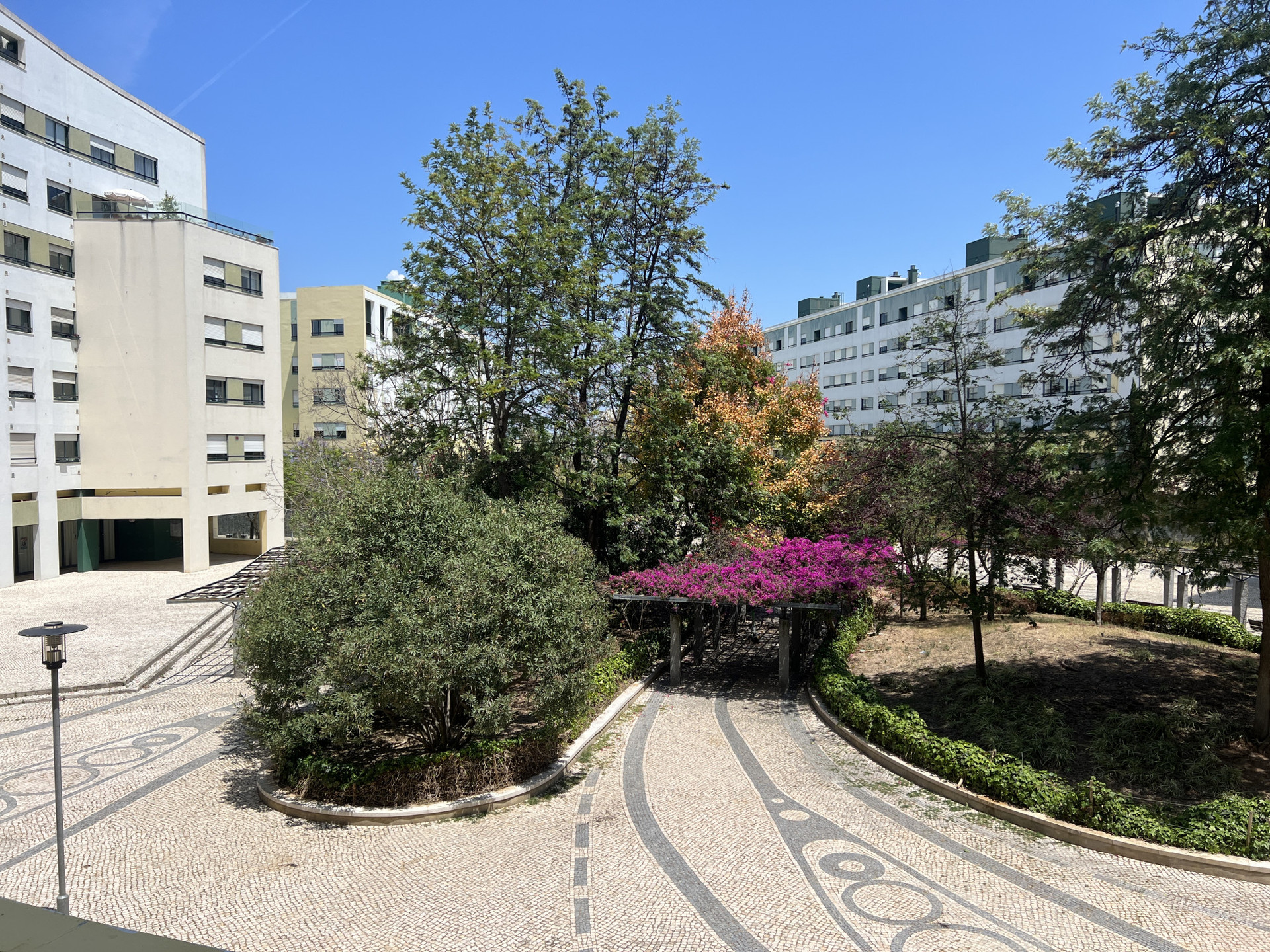 Vista exterior de todas as janelas