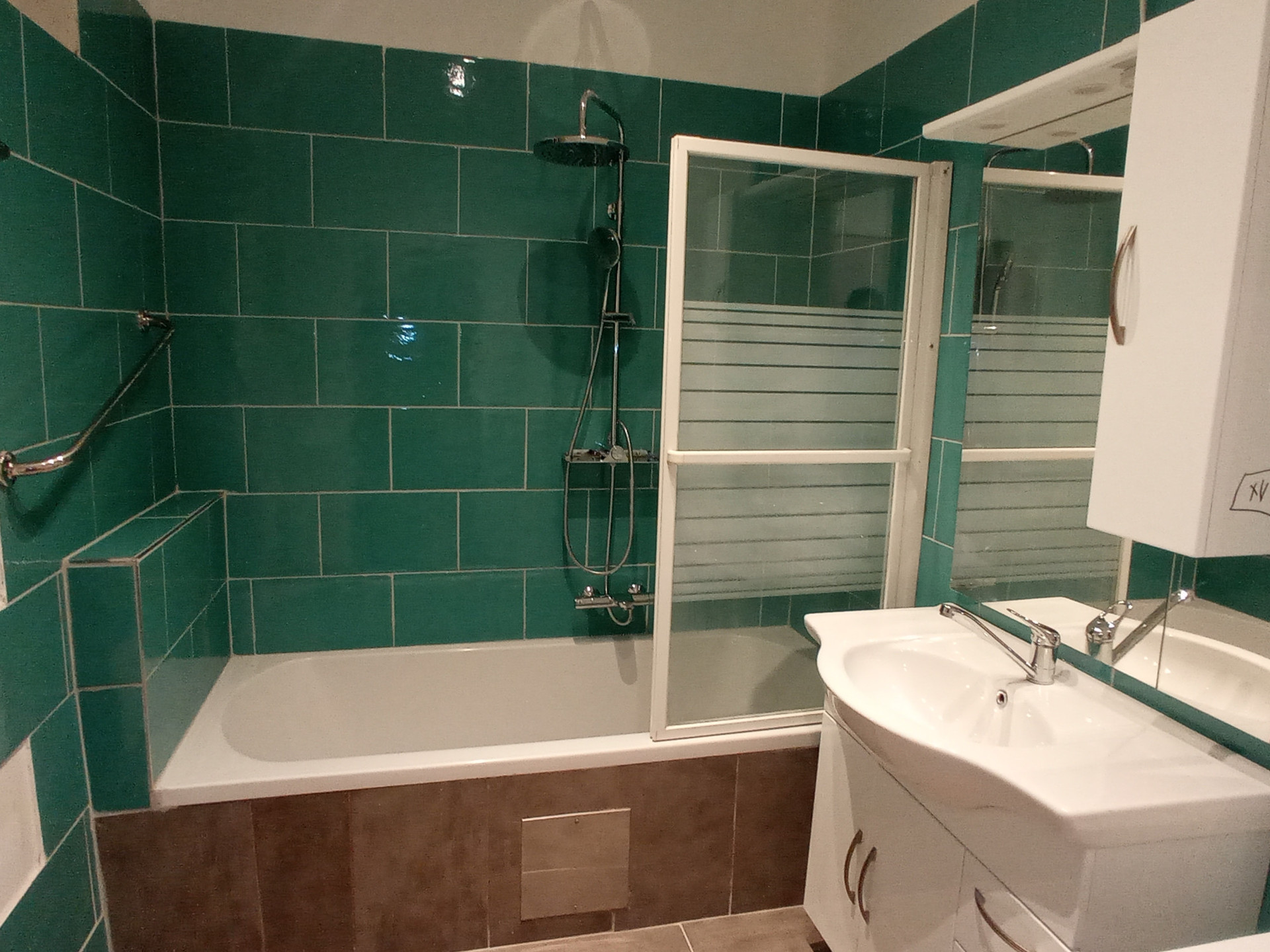 freshly renovated bath
