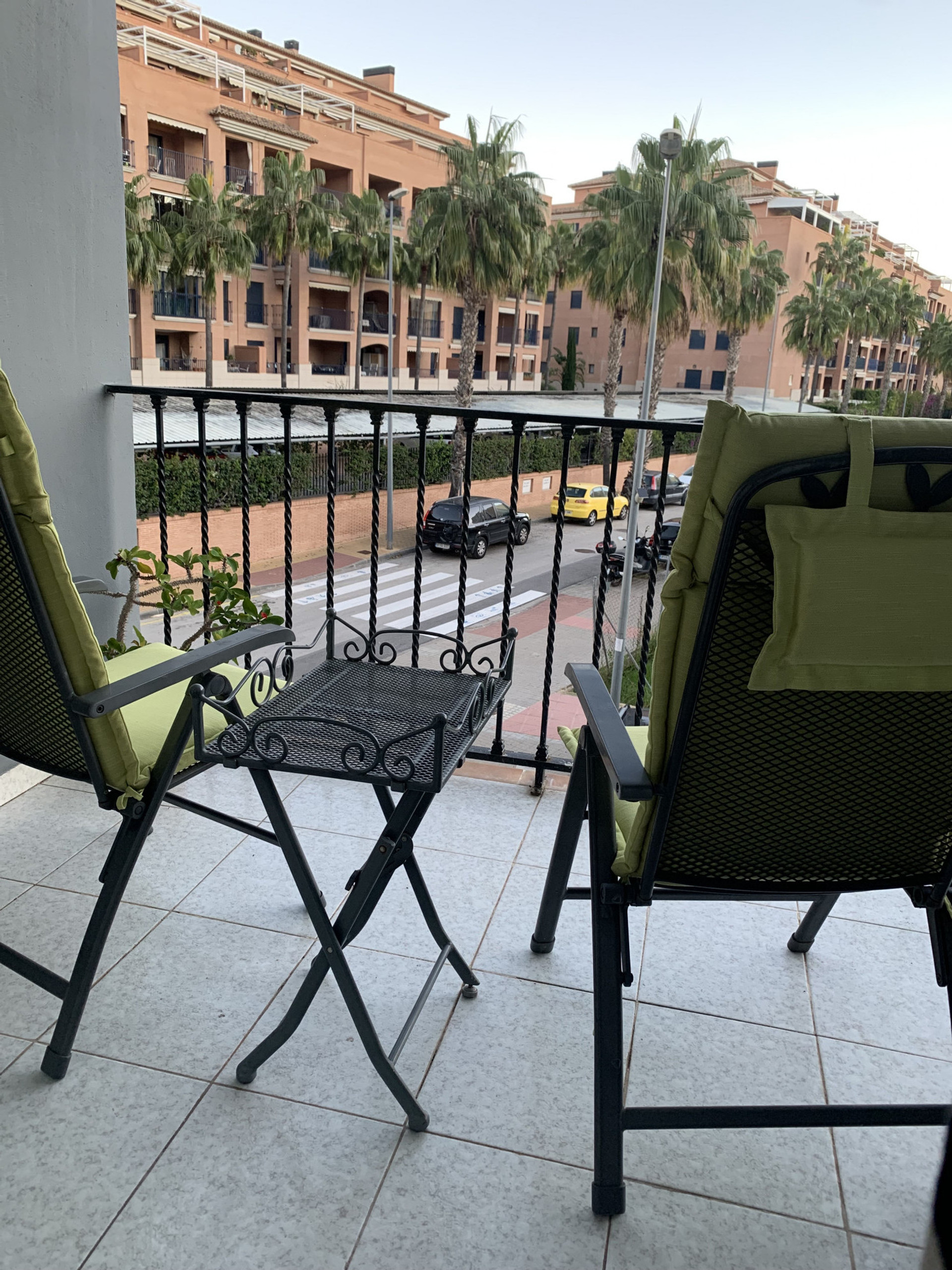 balcony from living room