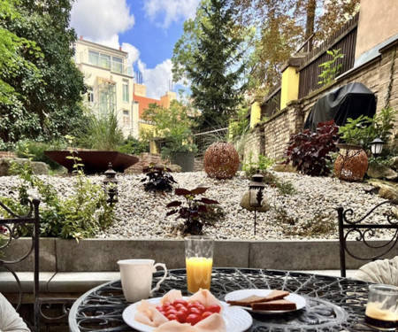 Luxury apartment,terrace,magical garden centr Prag