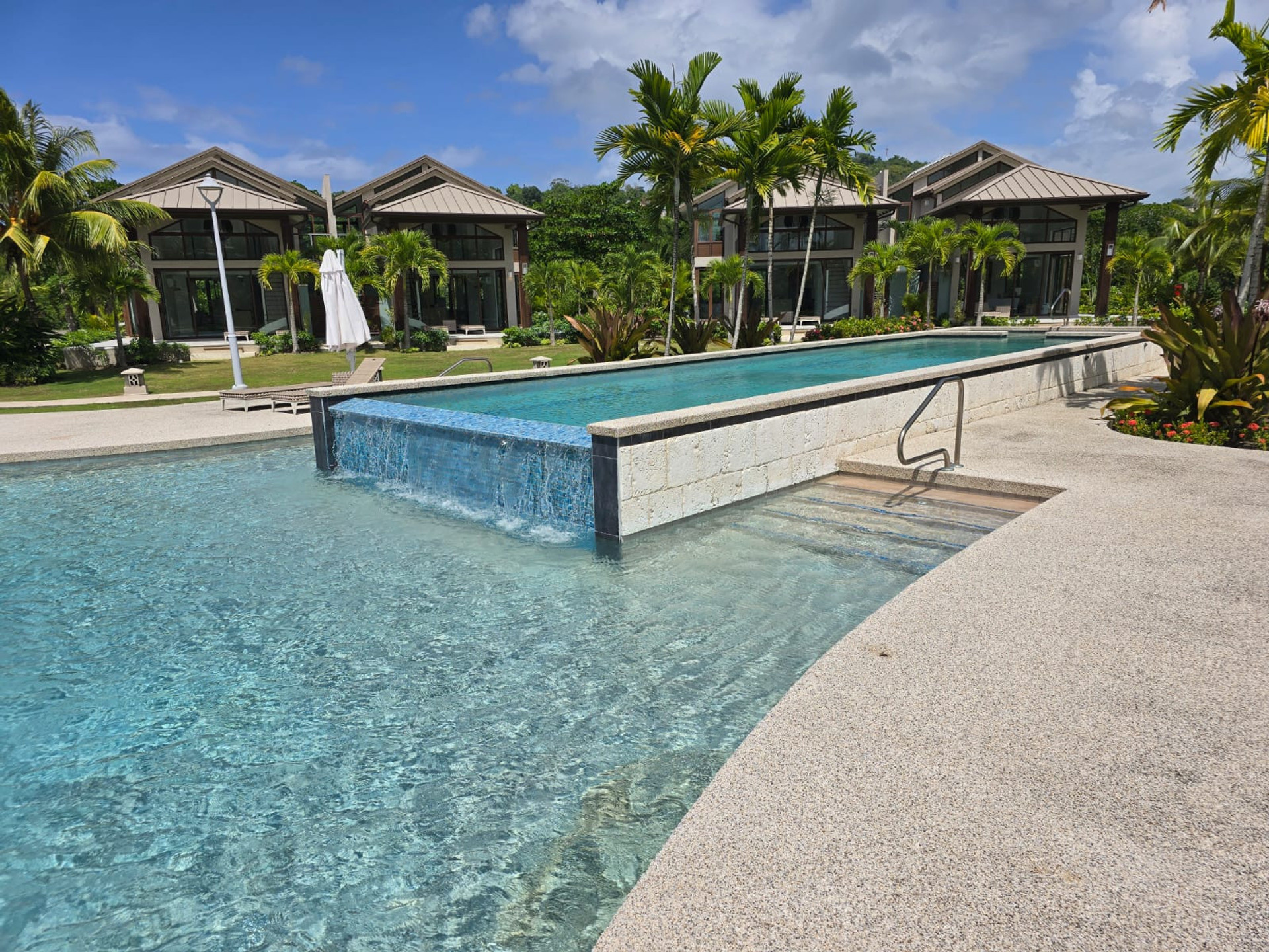 Beach side pool