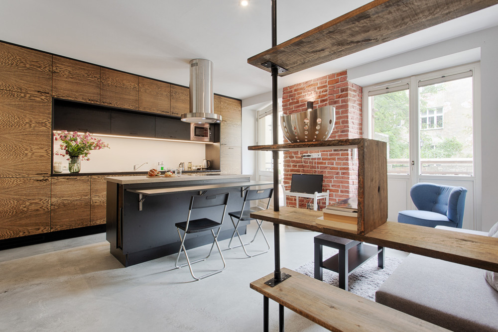 An elegant, industrial space in the city center