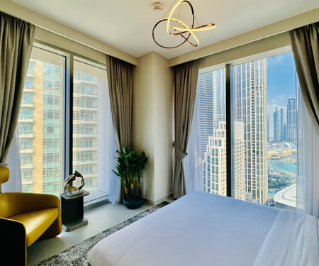 Luxe 4BR | Forte 1 | Fountain & Burj View