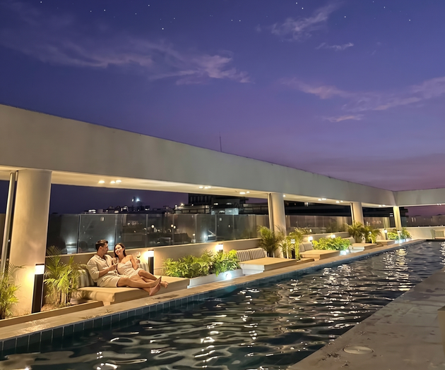 Rooftop · Piscinas · Ambiente Relax