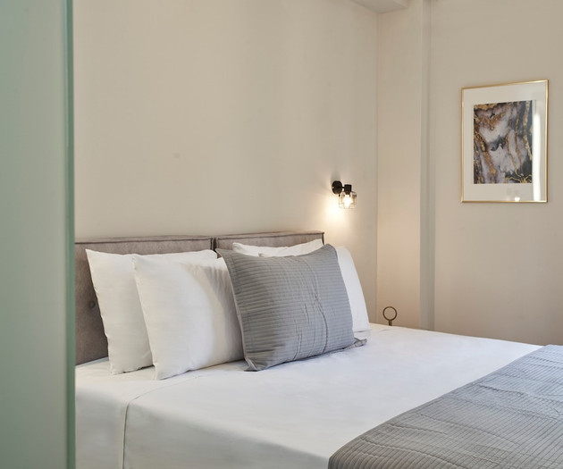 The king size bed