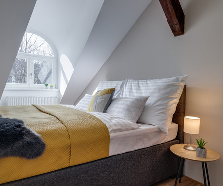 Unique 2 bedroom attic apartment - up to 6 persons