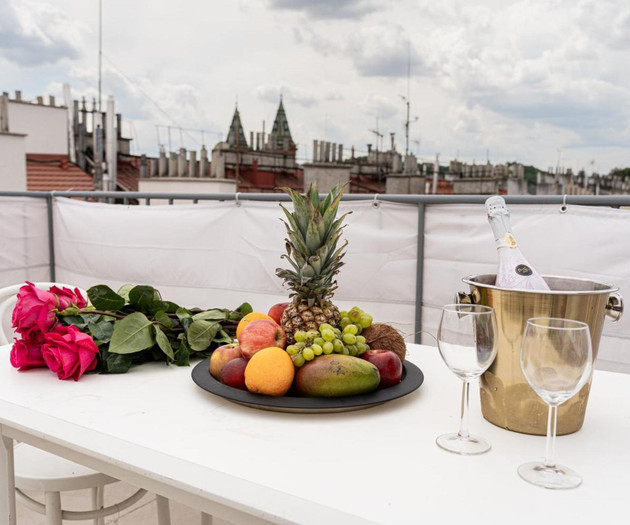 Apartamento con jacuzzi y vistas al skyline