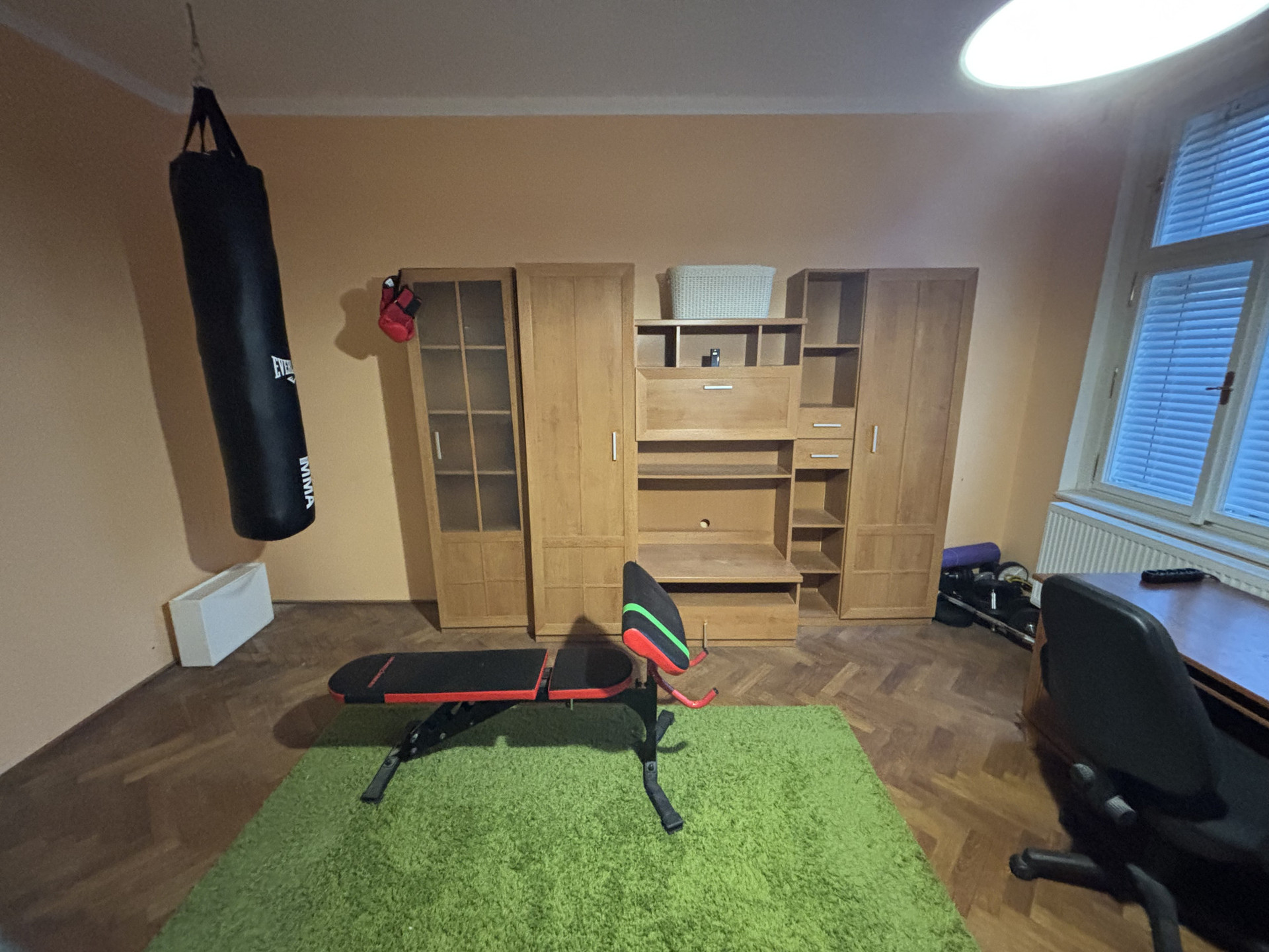 This is the room for rent.